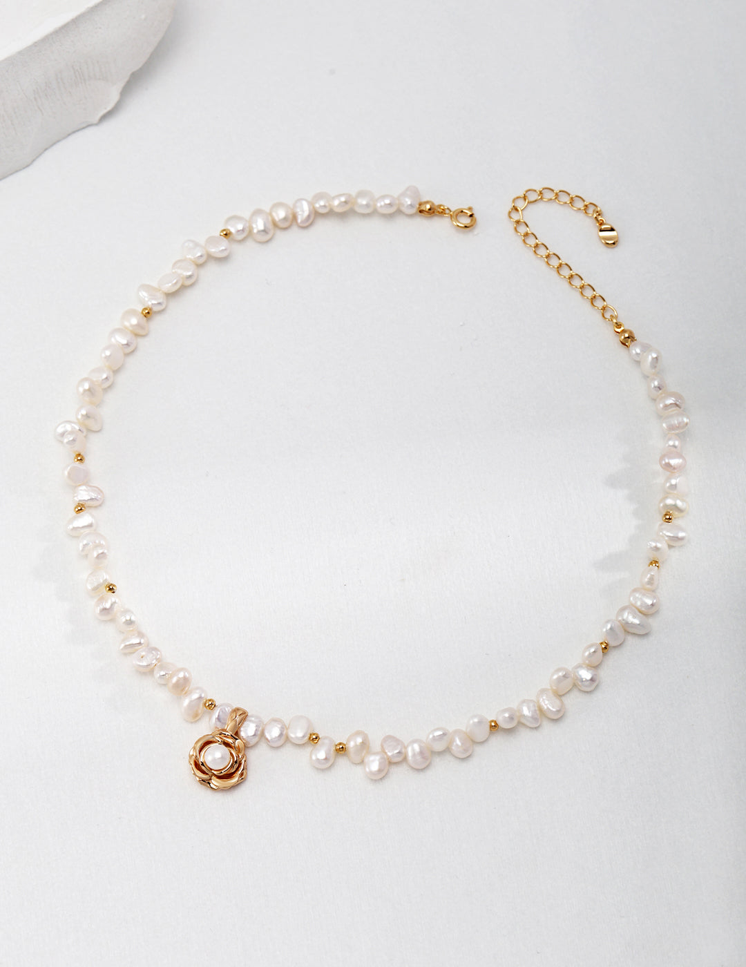 Vintage Pearl Blossom Necklace