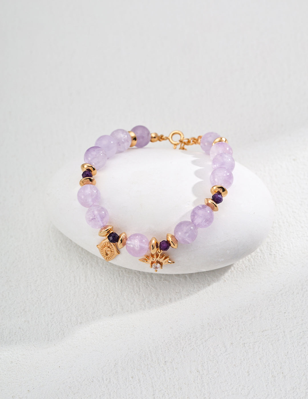 Amethyst Sunburst Bracelet