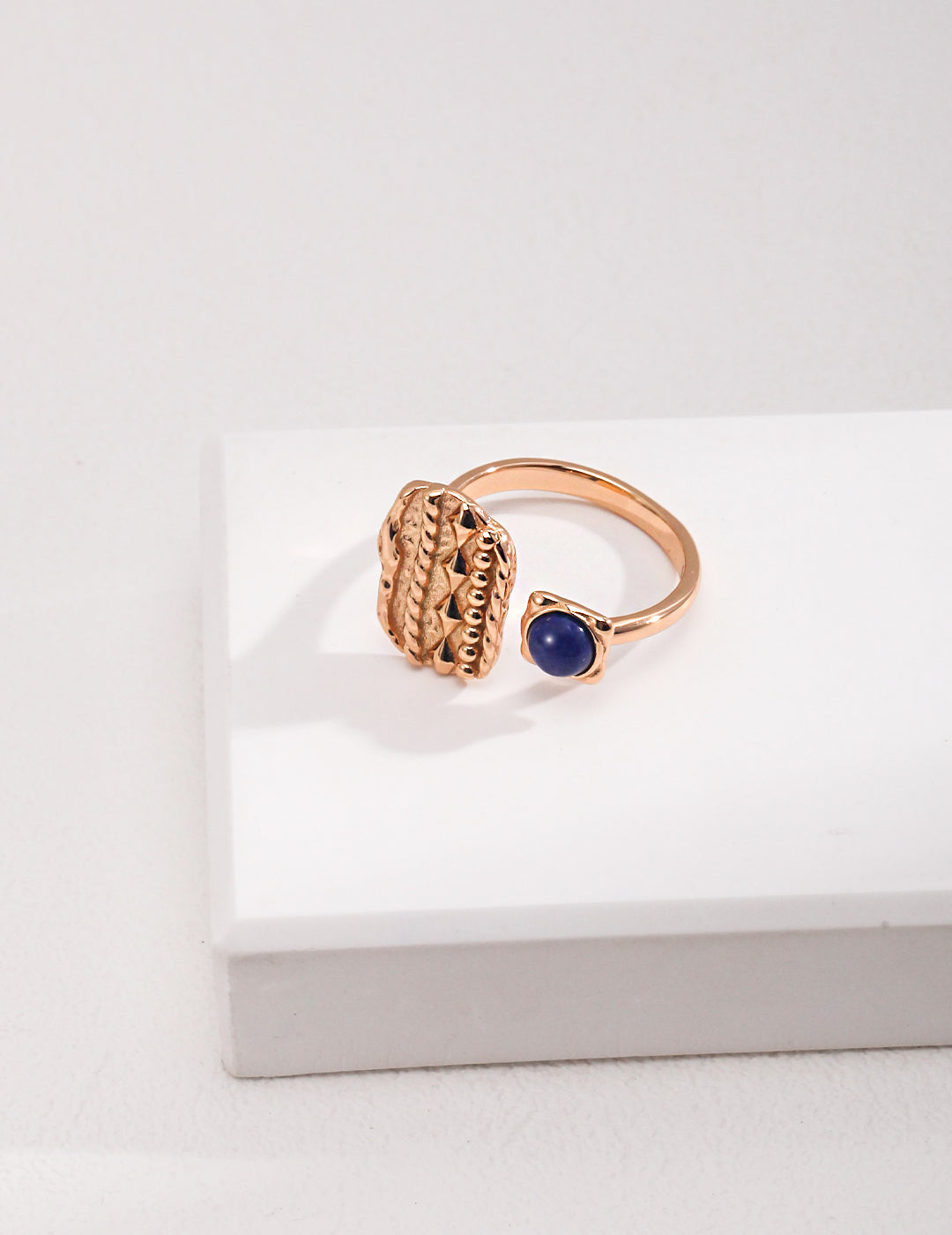Lapis Radiance Adjustable Ring