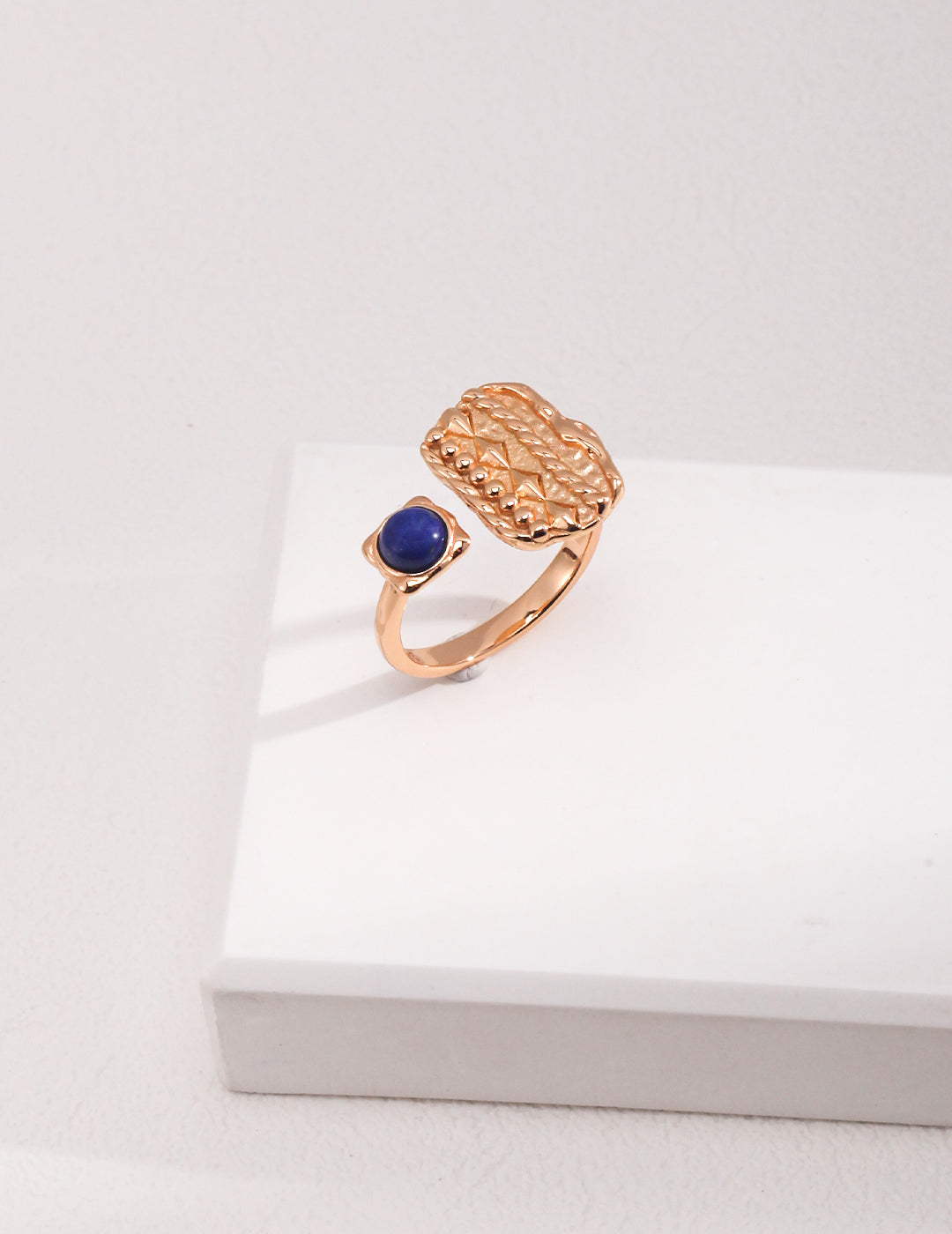 Lapis Radiance Adjustable Ring