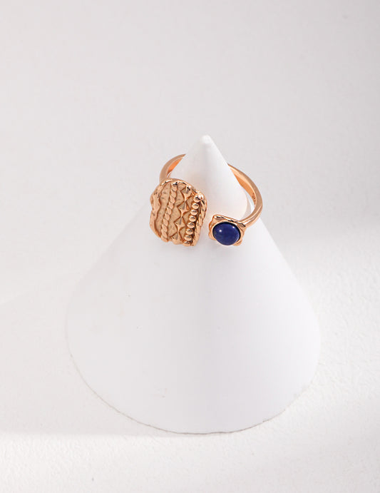 Lapis Radiance Adjustable Ring